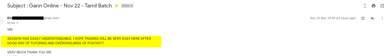 2020 11 23 19 37 16 Subject   Gann Online Nov 22 Tamil Batch harmonicstraders@gmail.com Gmai - Harmonics Traders - Testimonials