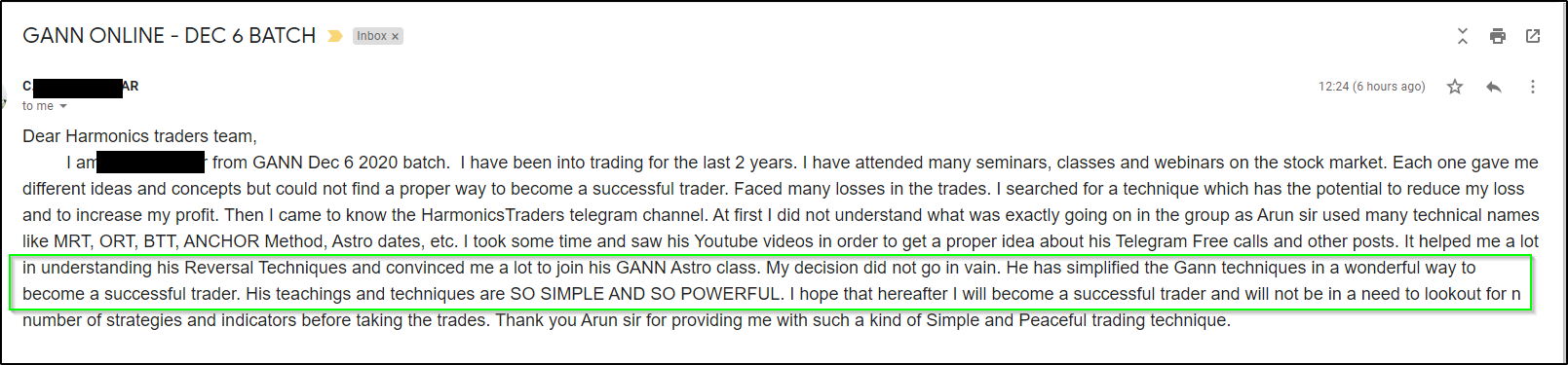 2020 12 08 19 03 35 GANN ONLINE DEC 6 BATCH 3 - Harmonics Traders - Testimonials