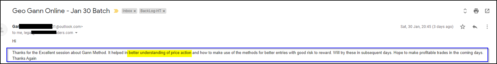 2021 02 02 19 46 51 Geo Gann Online Jan 30 Batch harmonicstraders@gmail.com Gmail - Harmonics Traders - Testimonials