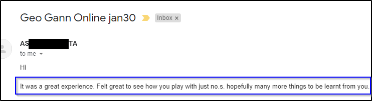 2021 02 02 19 48 18 Geo Gann Online jan30 harmonicstraders@gmail.com Gmail - Harmonics Traders - Testimonials