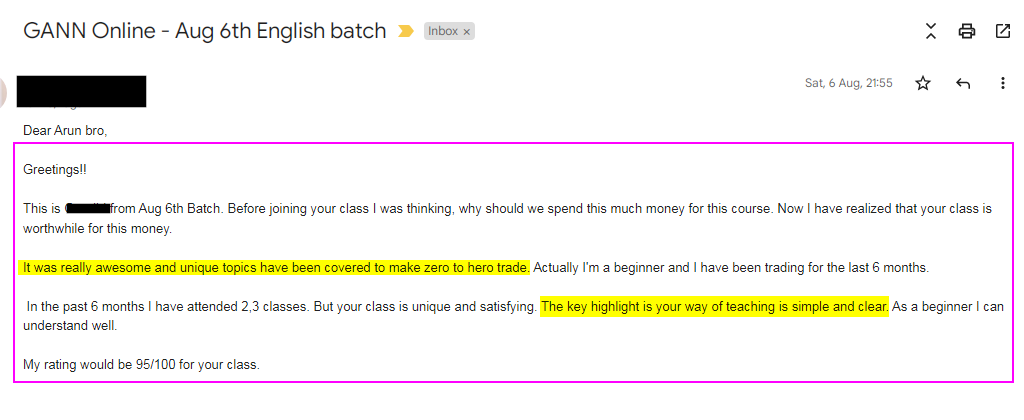 2022 08 31 14 21 22 GANN Online Aug 6th English batch harmonicstraders@gmail.com Gmail - Harmonics Traders - Testimonials