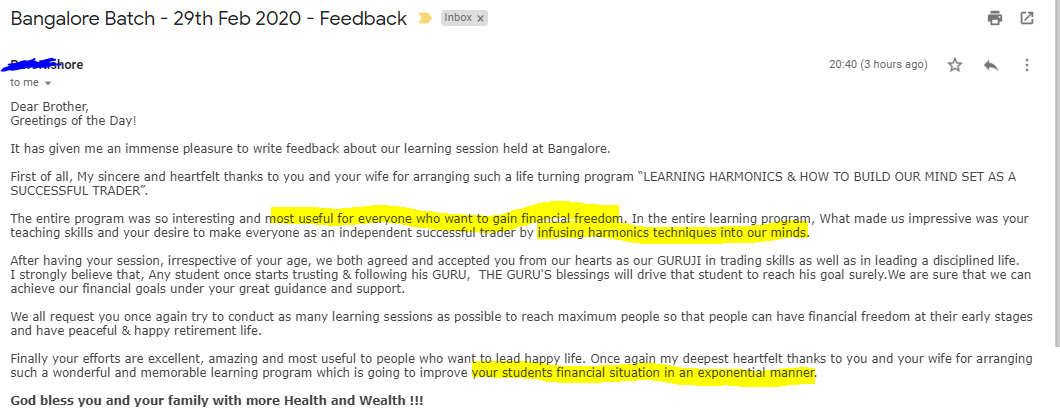 8 - Harmonics Traders - Testimonials