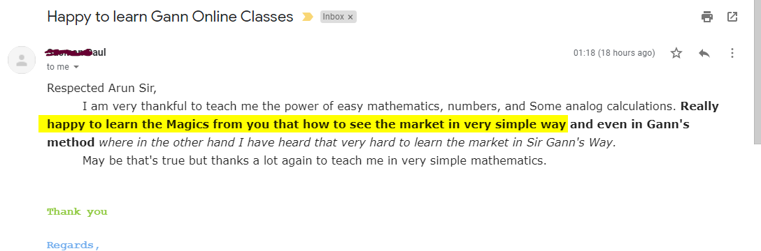 GannSushan - Harmonics Traders - Testimonials
