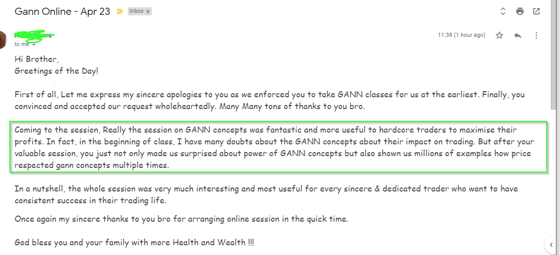 Gann Ravi Apr23 - Harmonics Traders - Testimonials
