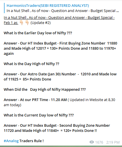 Jan30U3 - Nifty - Astro Dates -2020